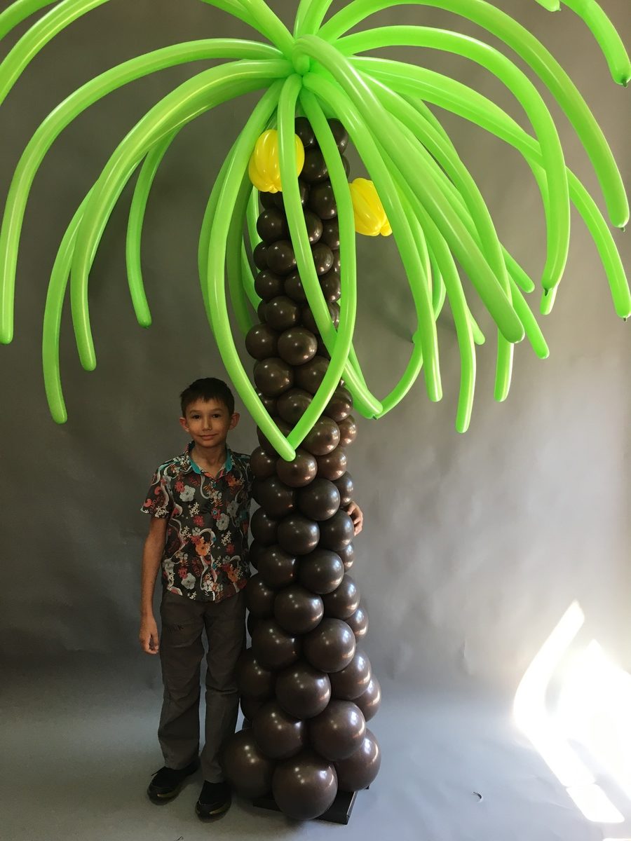 Пальма из шаров